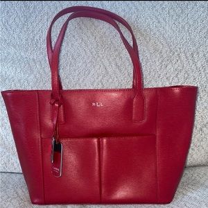 Ralph Lauren Leather Shoulder Bag